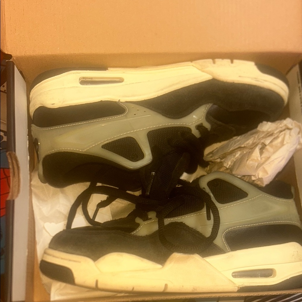 Jordan Kids Sneakers Black and Cream